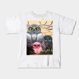 Owl Artwork Kids T-Shirt